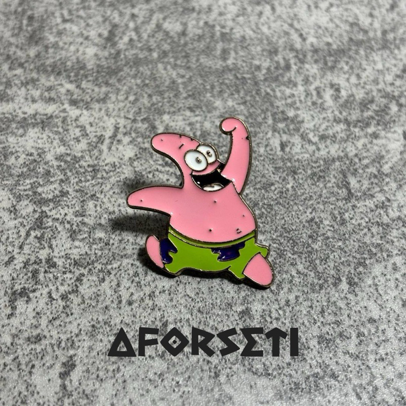 Jual PIN ENAMEL “PATRICK” BROS PIN / BROOCH / PIN COUPLE / PIN ...