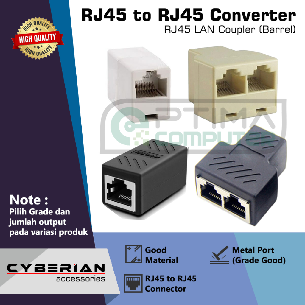 Jual RJ45 to RJ45 Coupler (Barel) | Shopee Indonesia
