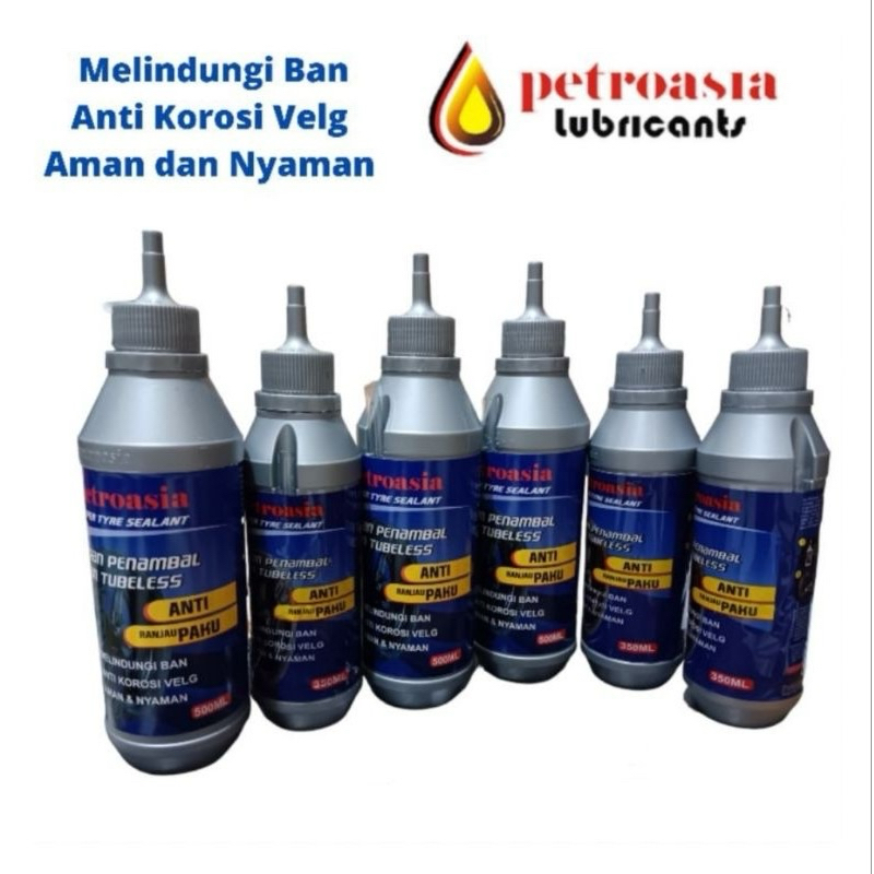 Jual Cairan Ban Tubeless Petroasia 350 Ml Bocor Air Tambal Anti Ranjau