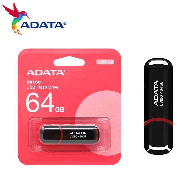 Jual FLAHSDISK ADATA 64GB UV150 USB 3.2 HI SPEED ORI | Shopee Indonesia