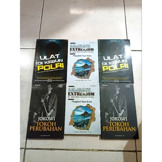 ( PROMO BUKU MURAH ORIGINAL ) BUKU POLITIK / JOKOWI TOKOH PERUBAHAN / ULAT DI KEBUN POLRI / RELIGIOUS EXTREMISM / SOSIAL POLITIK / HUKUM / TOKOH-TOKOH / BEST SELLER / SOSPOL