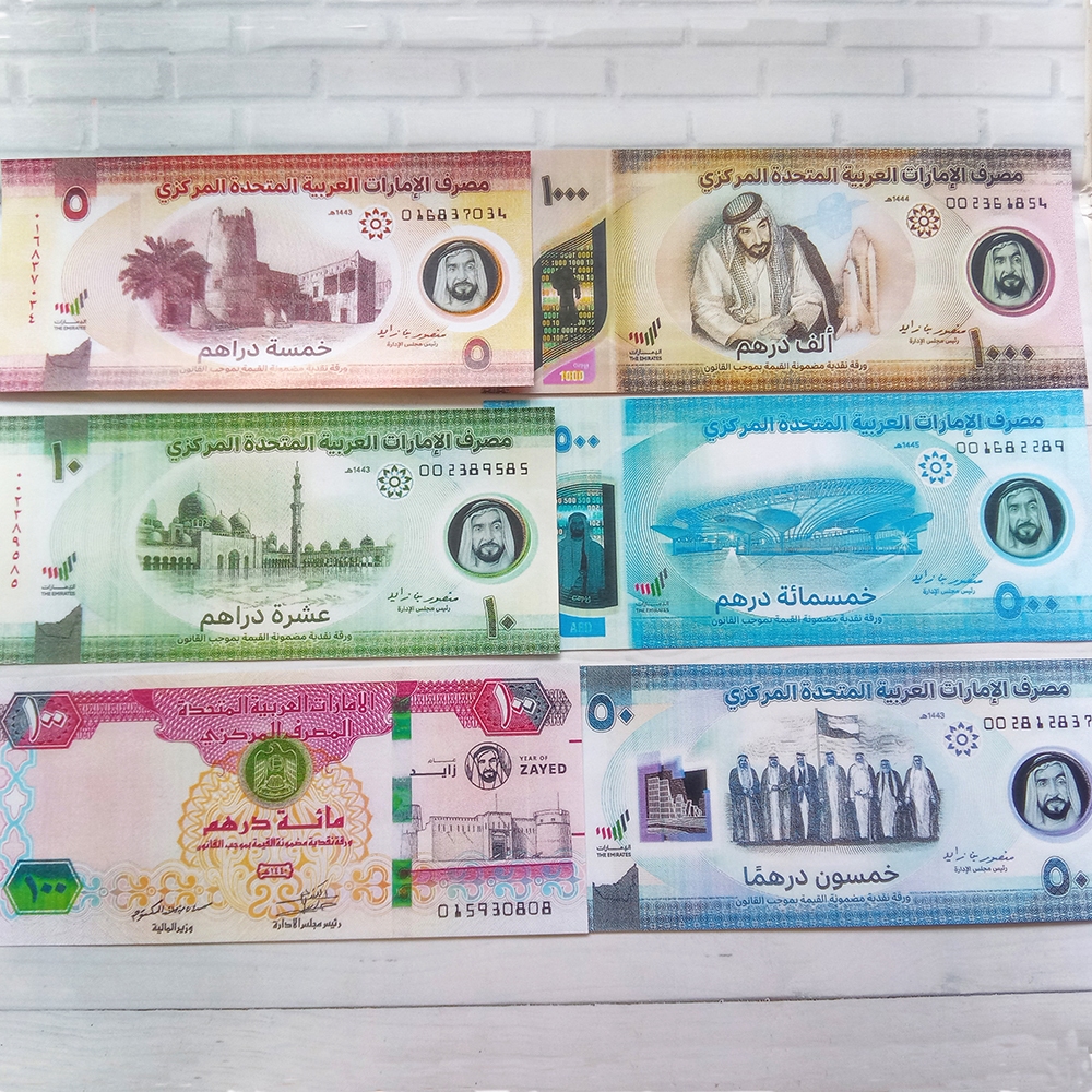 Jual NEW SERIES REPLIKA DIRHAM UNI EMIRATES ARAB UEA | Shopee Indonesia