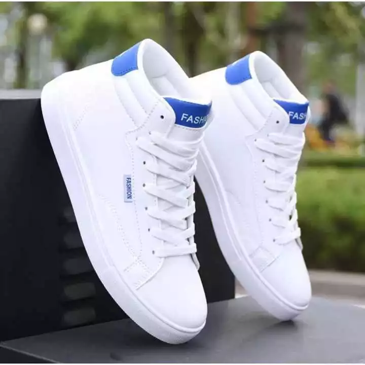 Sepatu Polos Putih 3 Tali Unisex Terlaris
