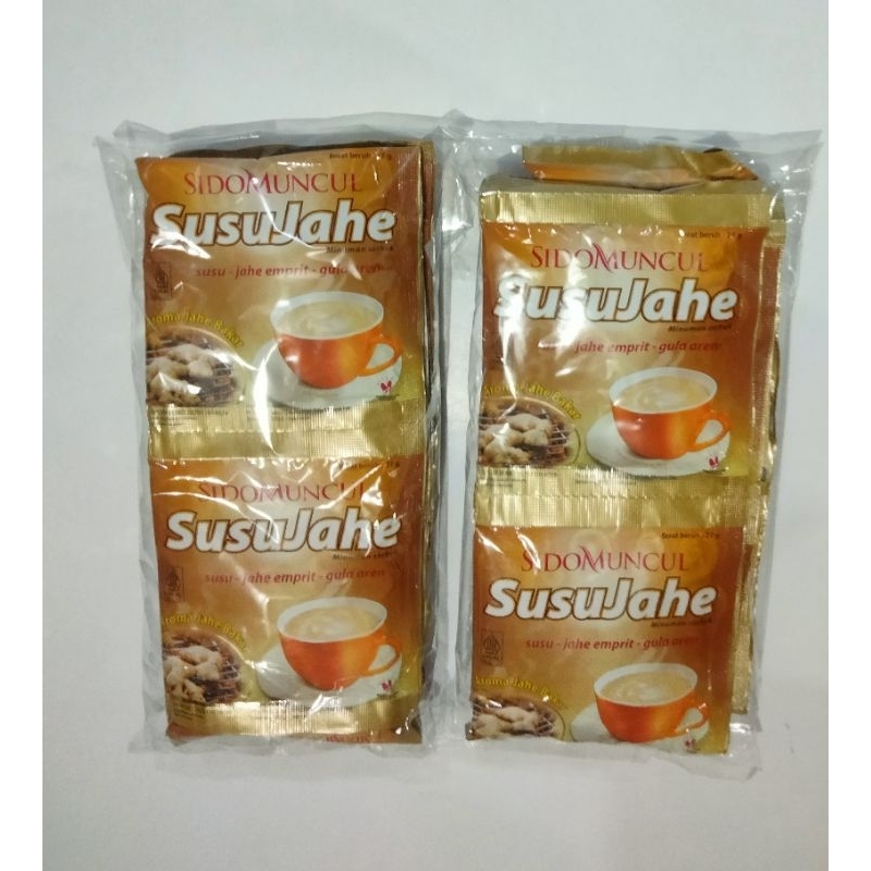 Jual SUSU JAHE SIDO MUNCUL RENTENGAN ISI 10 SACHET | Shopee Indonesia