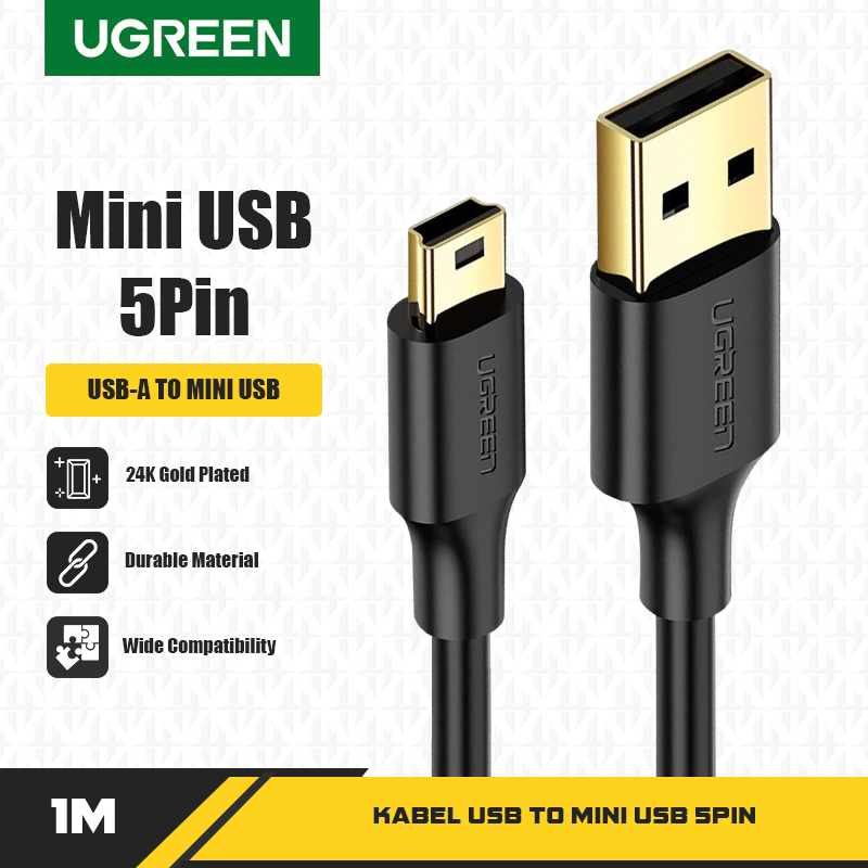 Jual Himtech Ugreen 10355 Kabel Data Hardisk Usb To Mini Usb Cable Fast Charging Shopee 3645