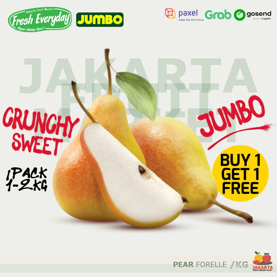 Jual Pear Forelle Buah Manis Jumbo Sweet Crunchy Shopee Indonesia 
