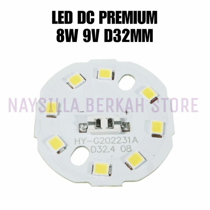Jual PCB LED DC PREMIUM 8W 9V DIAMETER 32MM BERKUALITAS SUDAH PAKAI ...