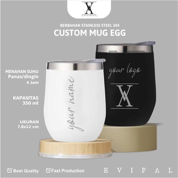 Jual Custom Mug Egg Gelas Kopi Gelas Kopi Cangkir Teh Tahan Panas