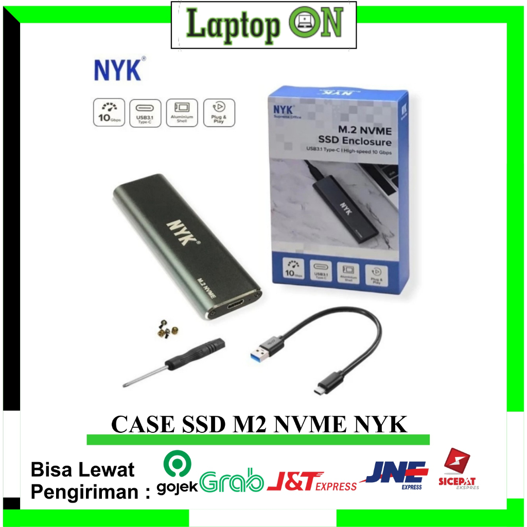 Jual CASING SSD M2 NVME USB 3.0 CASE SSD M2 NVME NYK | Shopee Indonesia