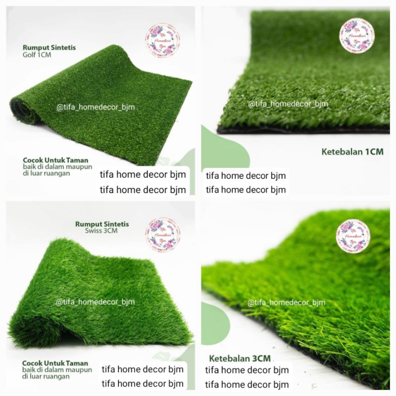 Jual Karpet Rumput Sintetis 1m x 1m || Karpet Rumput Indoor and Outdoor ...