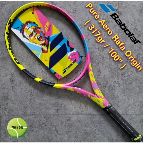Jual Raket Tenis Babolat Pure Aero Rafa ORIGIN New 2024 ( 317gr / 100 ...