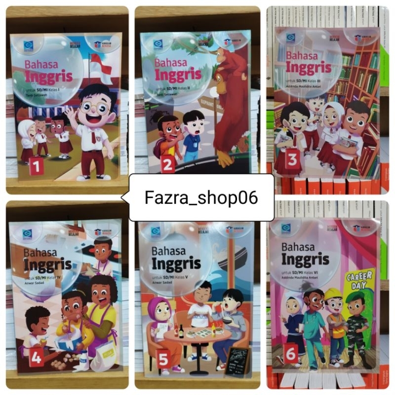 Jual NEW & ORI Buku Pelajaran Bahasa Inggris sd mi kelas 1 2 3 4 5 6 ...