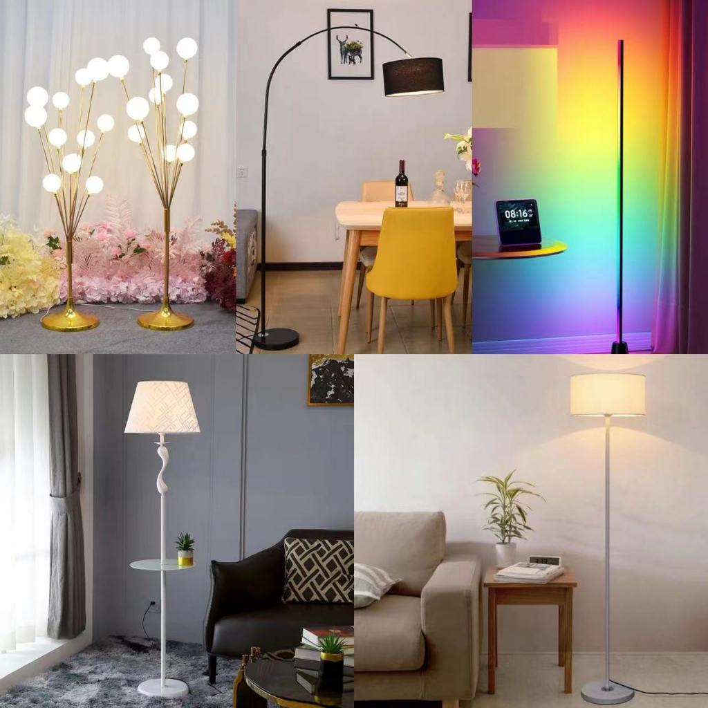 Jual Lampu Lantai Berdiri Lamp Standing Lamp Ruang Tamu Minimalis Lampu ...