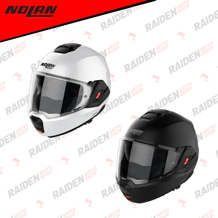 CASQUE NOLAN N120-1 Moduler Version Special N-Com Noir Graphite À 9