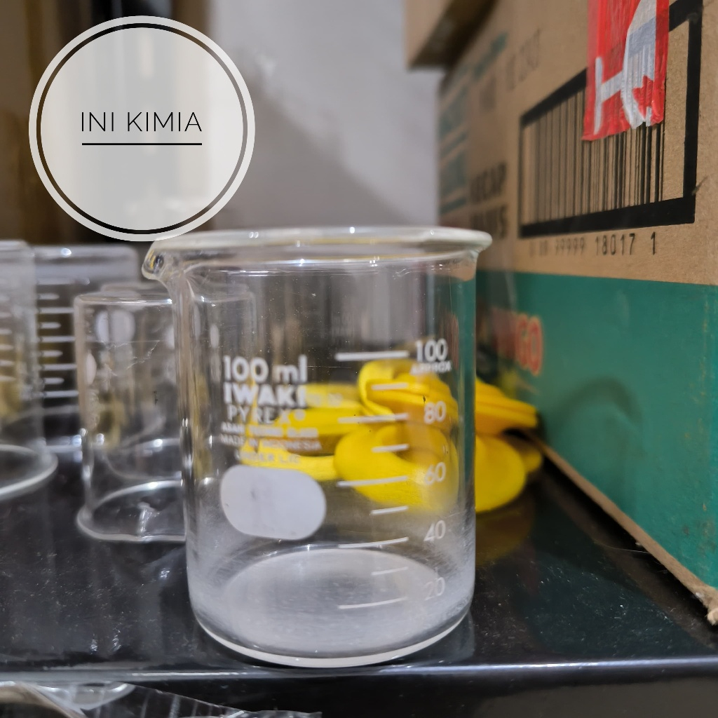 Jual Gelas Kimia 100 Ml Gelas Beaker Beaker Glass Gelas Piala Shopee Indonesia