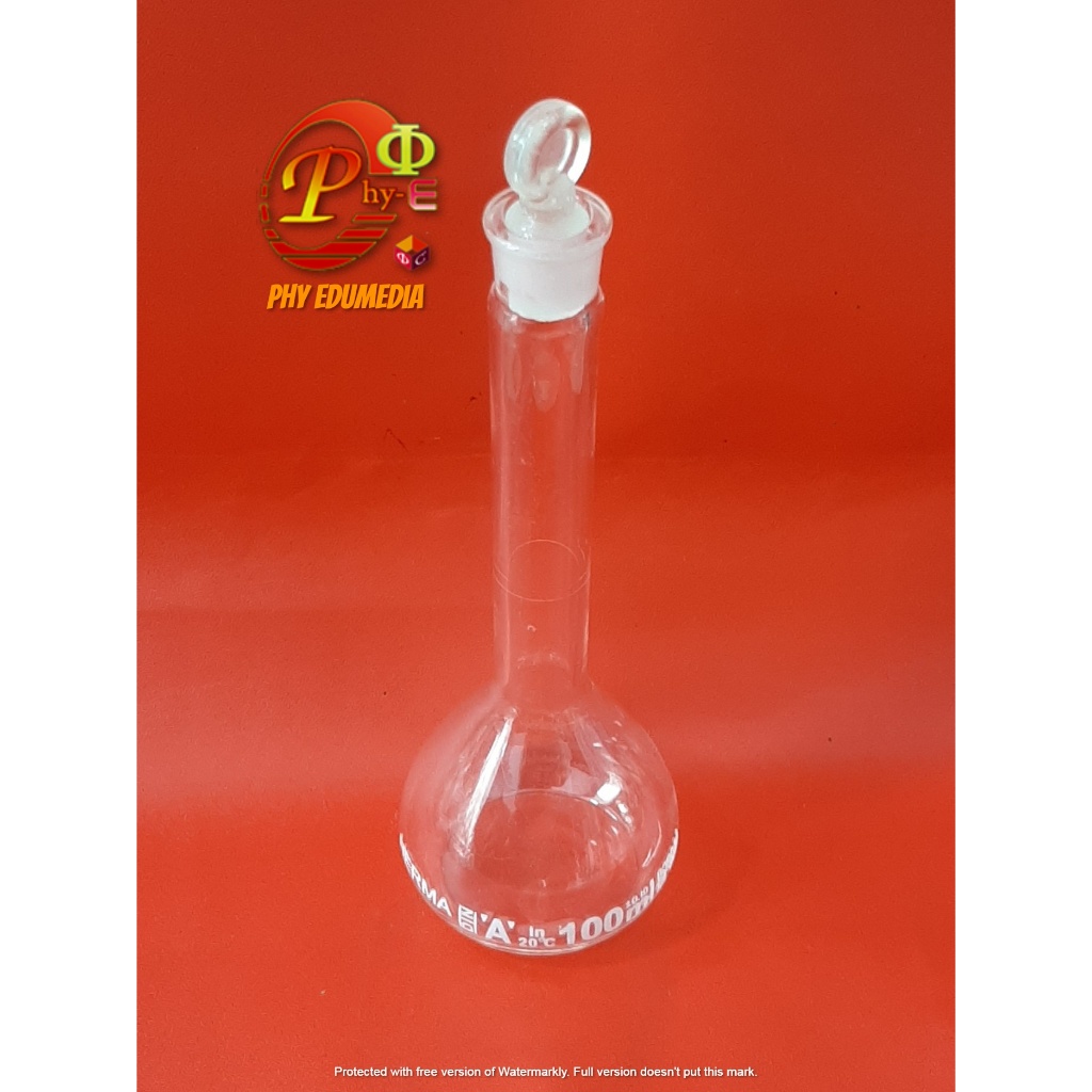 Jual Labu ukur 250ml Herma / Volumetric Flask 250ml Herma / Labu ukur ...