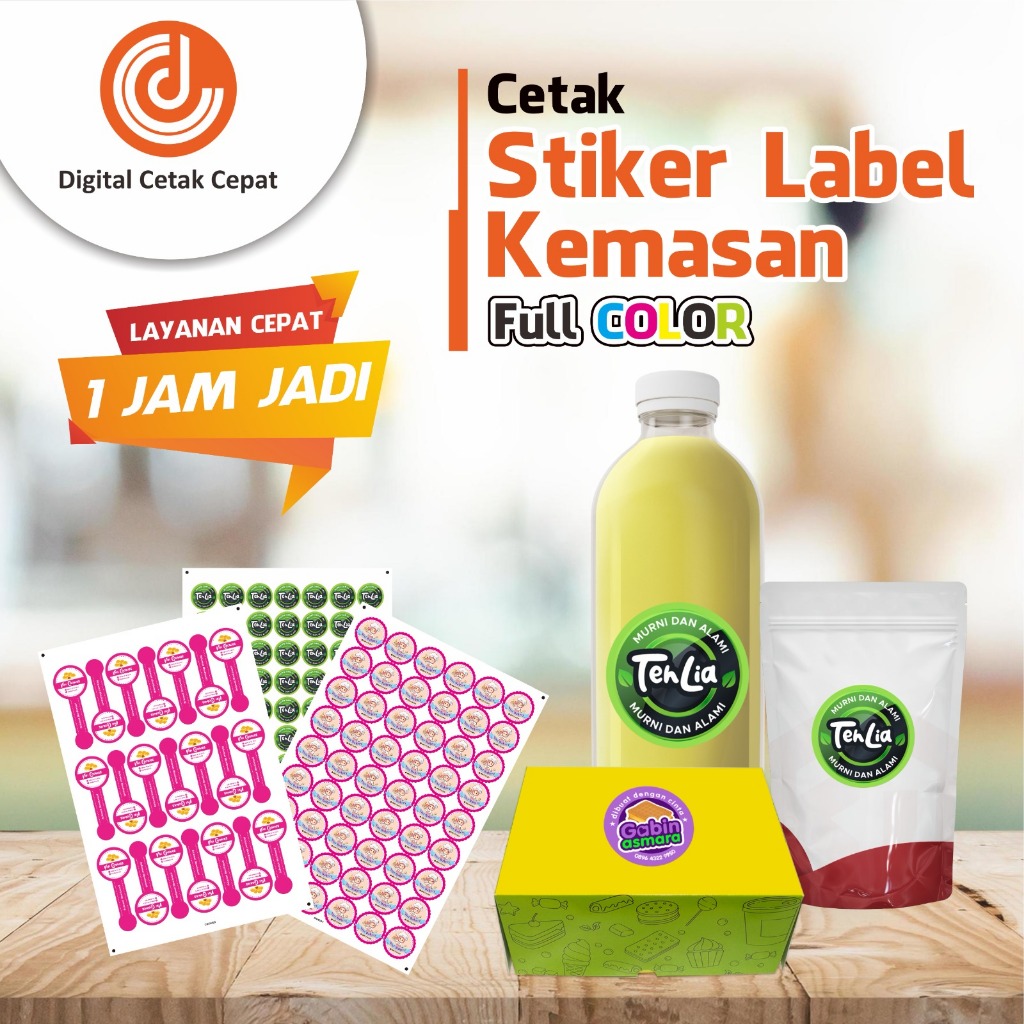 Jual Cetak Stiker Label Sheets Custom HVS/Cromo Kiss Cut A3+ | Shopee ...