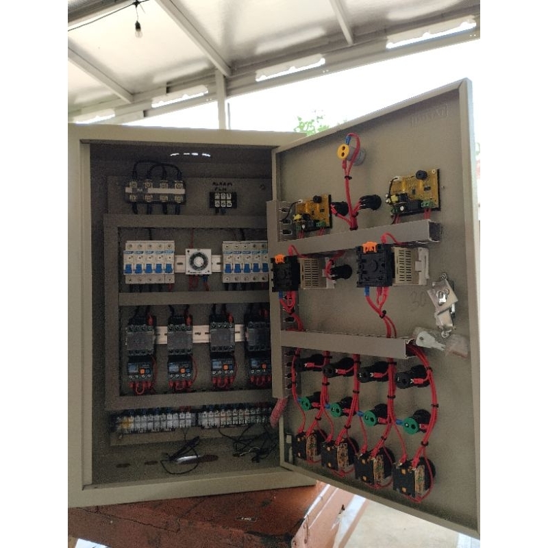 Jual panel blower kandang ayam, 4 blower lantai atas bawah,1phase ...