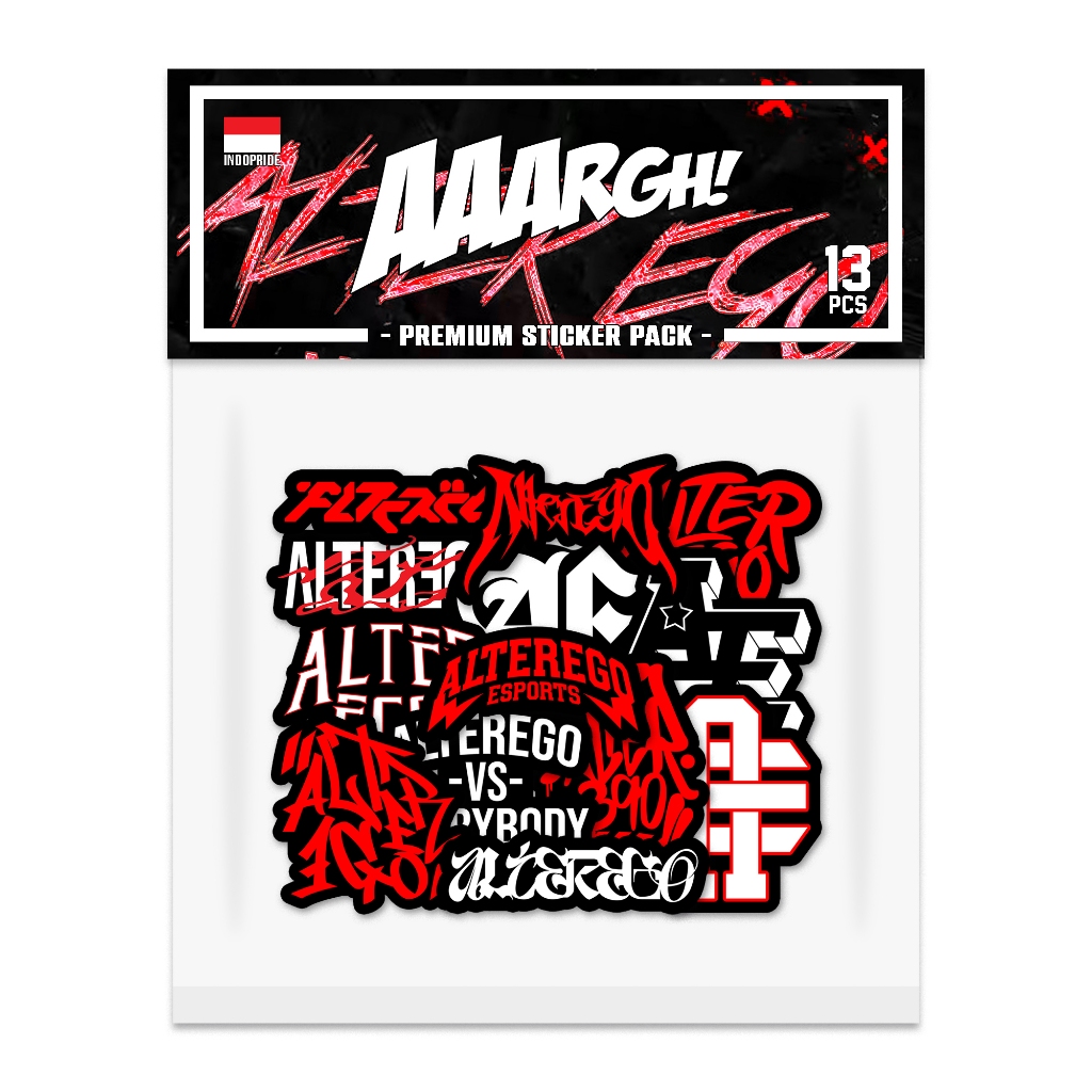 Jual Stiker ALTER EGO Sticker Pack vol. 3 (Lettering Edition) | Shopee ...