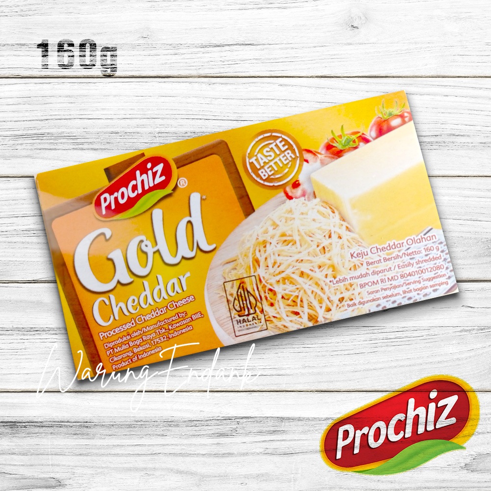 Jual KEJU PROCHIZ GOLD CHEDDAR 160g | Shopee Indonesia