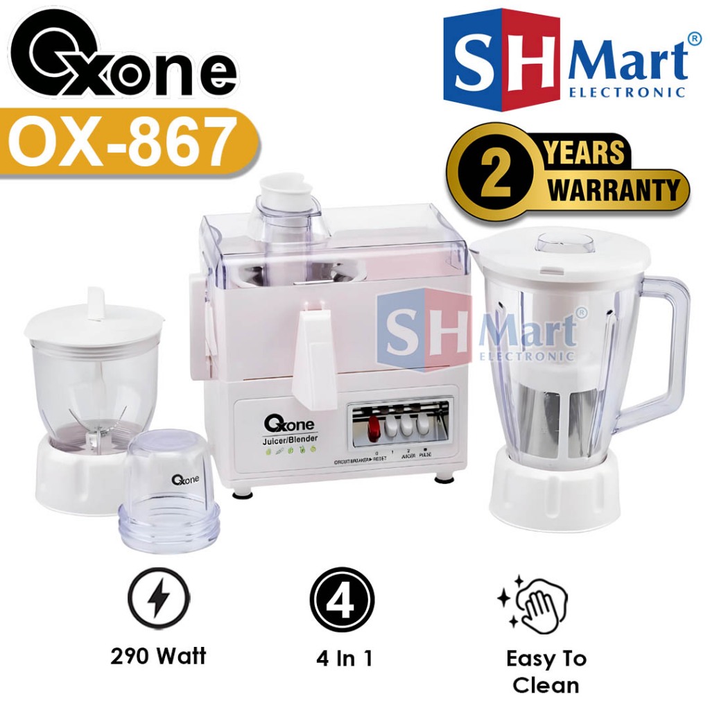 Jual OXONE JUICER DAN BLENDER 4 IN 1 OX 867 OX867 OX867 PENGGILING