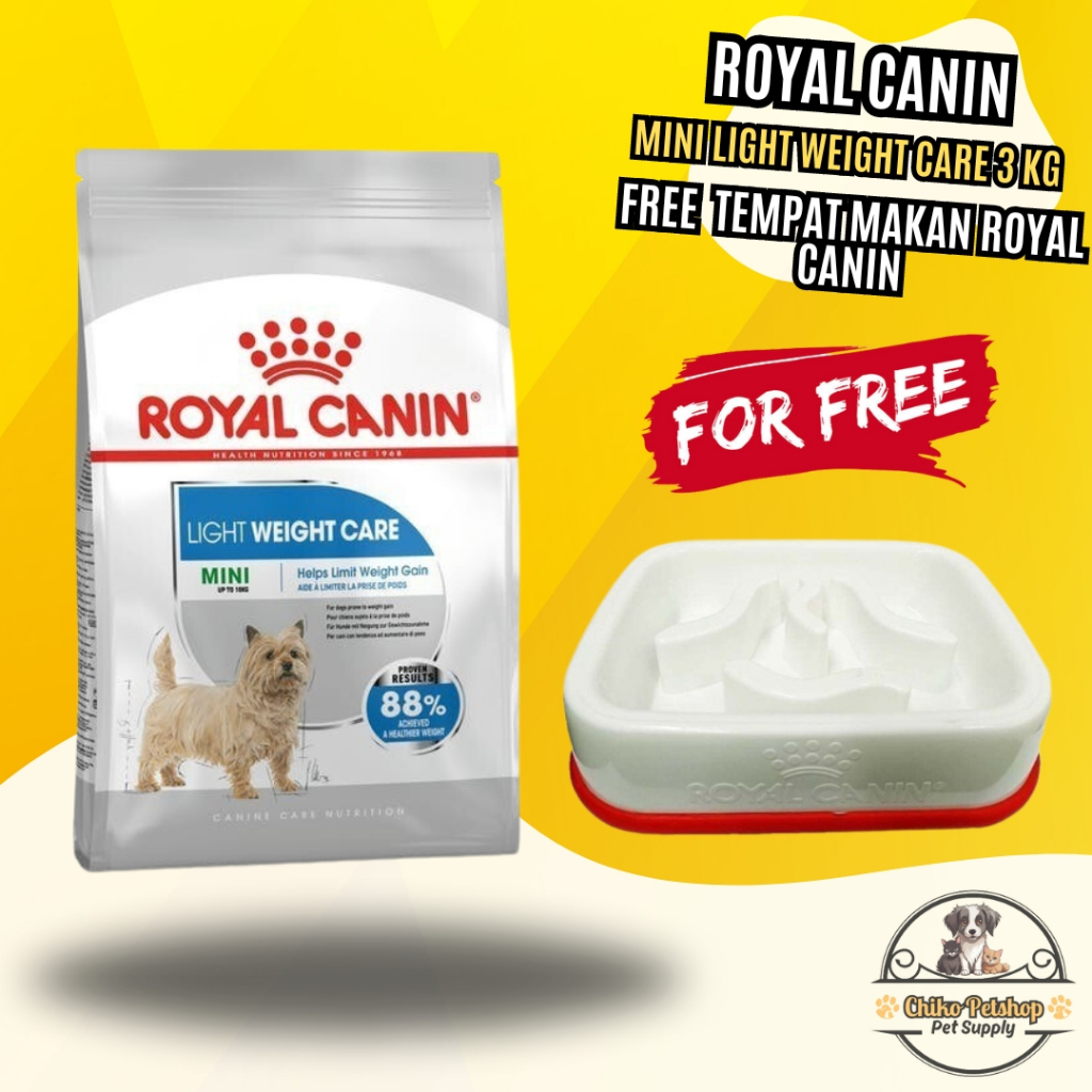 Jual Royal Canin Mini Lightweight Care Dry Food Dog Freshpack 3 kg Shopee Indonesia