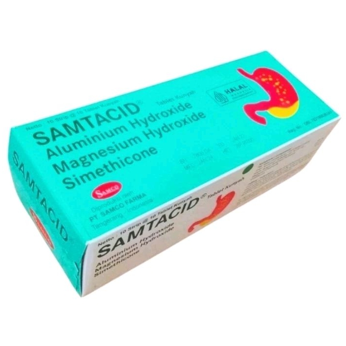Jual SAMTACID Tablet Kunyah (100's /Dus) | Shopee Indonesia