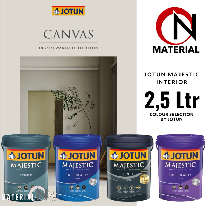 Jual Cat Tembok Interior Jotun Majestic Kemasan 25 Liter Canvas Colour 2024 Majestic Sense 3248