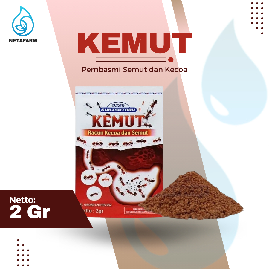 Jual Pembasmi Semut dan Kecoa FIPRONIL KEMUT Sachet 2 gr - 1 Pcs ...