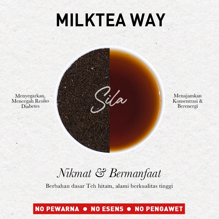 Jual Sila - Milktea Way - Daily Gourmet - Premium Pure Tea - Cafe Pack ...