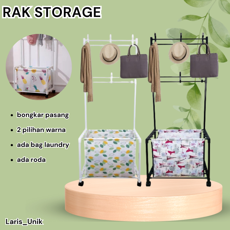 Jual Laris_unik COD Rak Gantungan Baju Stand Hanger Serbaguna