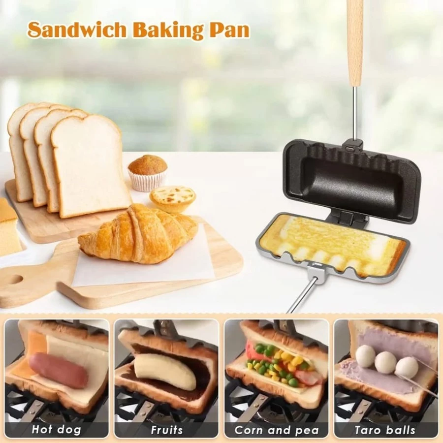Sandwich baking pan