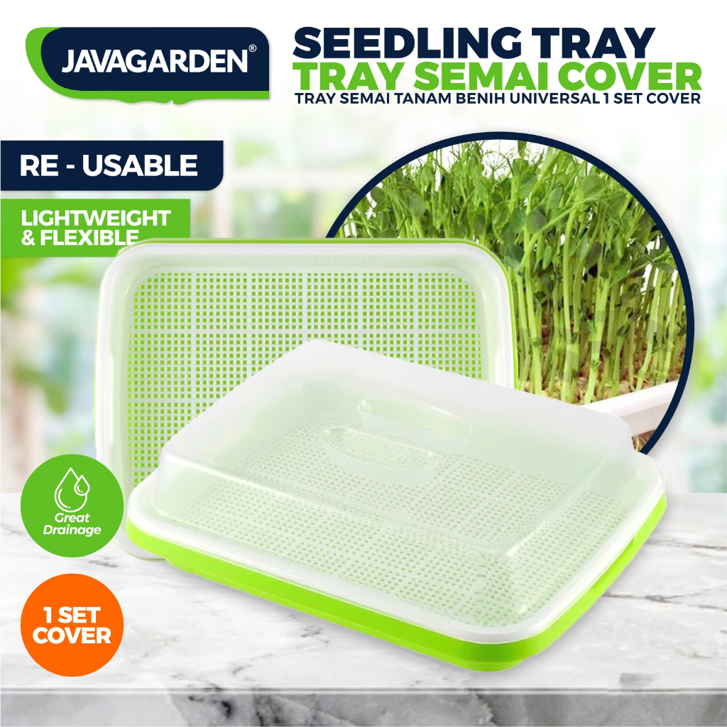 Jual JAVAGARDEN - Tray Semai Microgreen Organik Wadah Semai Hidroponik ...