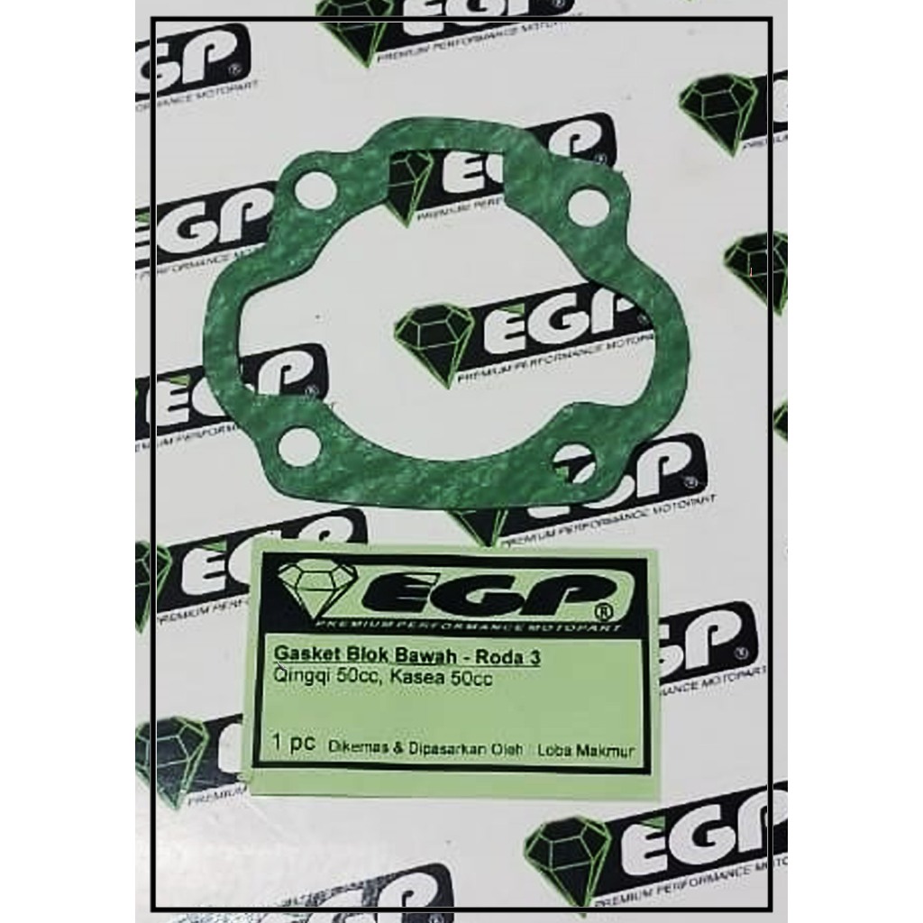 Jual Gasket Blok Bawah Qingqi 50cc, Kasea 50cc, Baby Matic, Sundiro ...