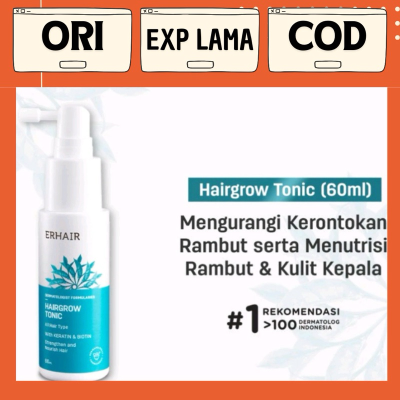 Jual ERHA Erhair DF Hair Grow Tonic 60 ml Shopee Indonesia