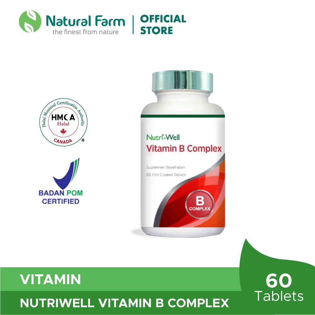 Jual Nutriwell Vitamin B Complex - 60 Tablets | Shopee Indonesia