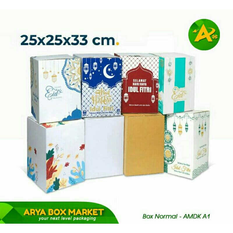 Jual Box Parcel Kecil 25x25x32cm Kardus/Parcel/Lebaran/Idul Fitri ...