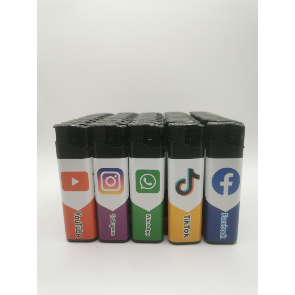 Jual Korek Api Gas Magnit Mancis Sosial Media Metro Lighter SNI ...