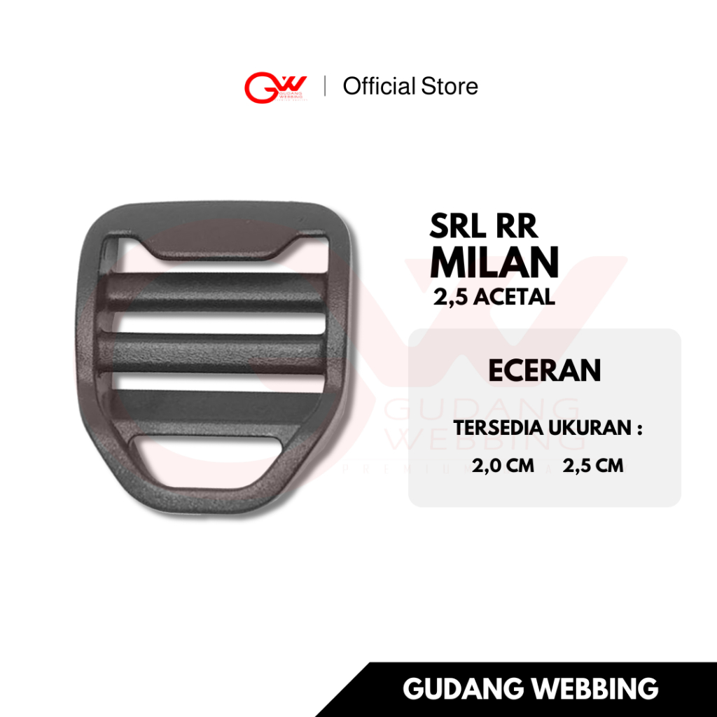 Jual RING RANSEL 2,5 CM / RING TANGGA / SRL MILAN 2,5 cm ACETAL ECERAN ...
