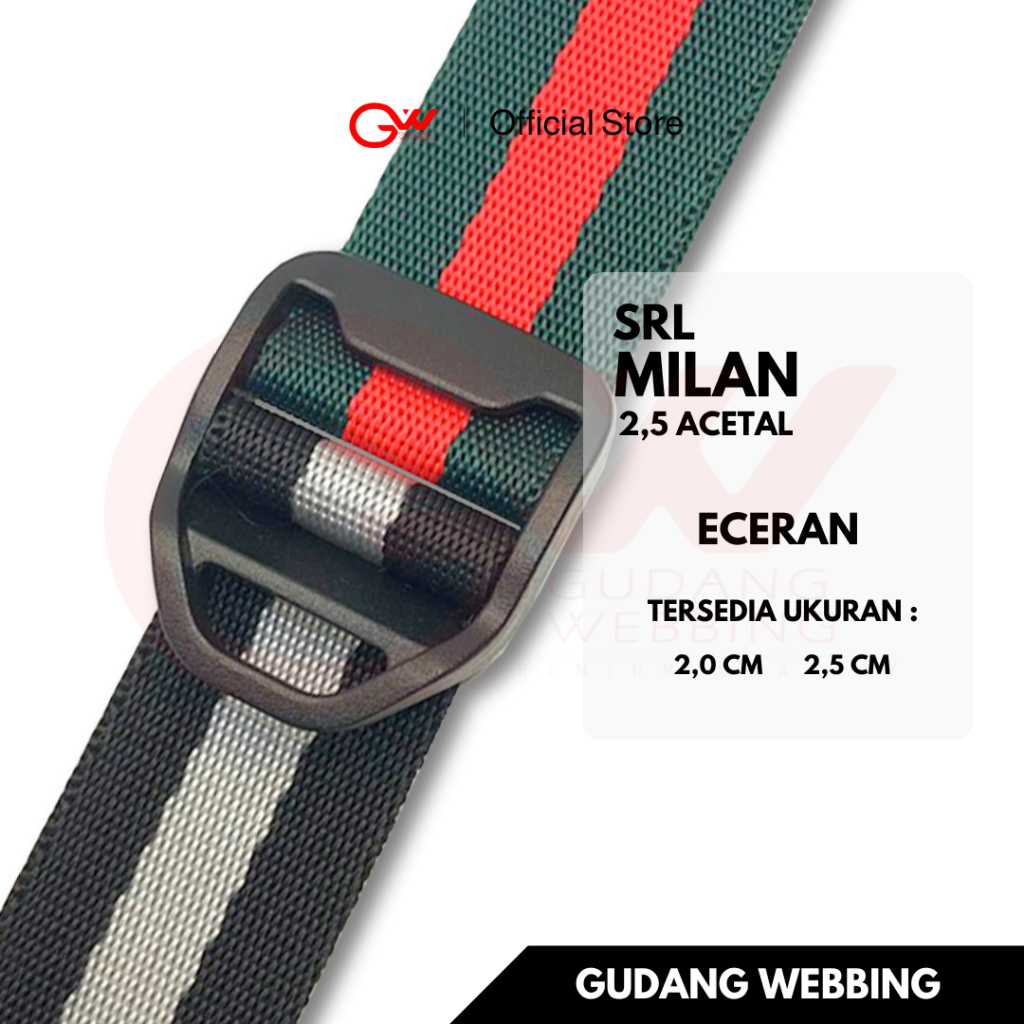 Jual RING RANSEL 2,5 CM / RING TANGGA / SRL MILAN 2,5 cm ACETAL ECERAN ...