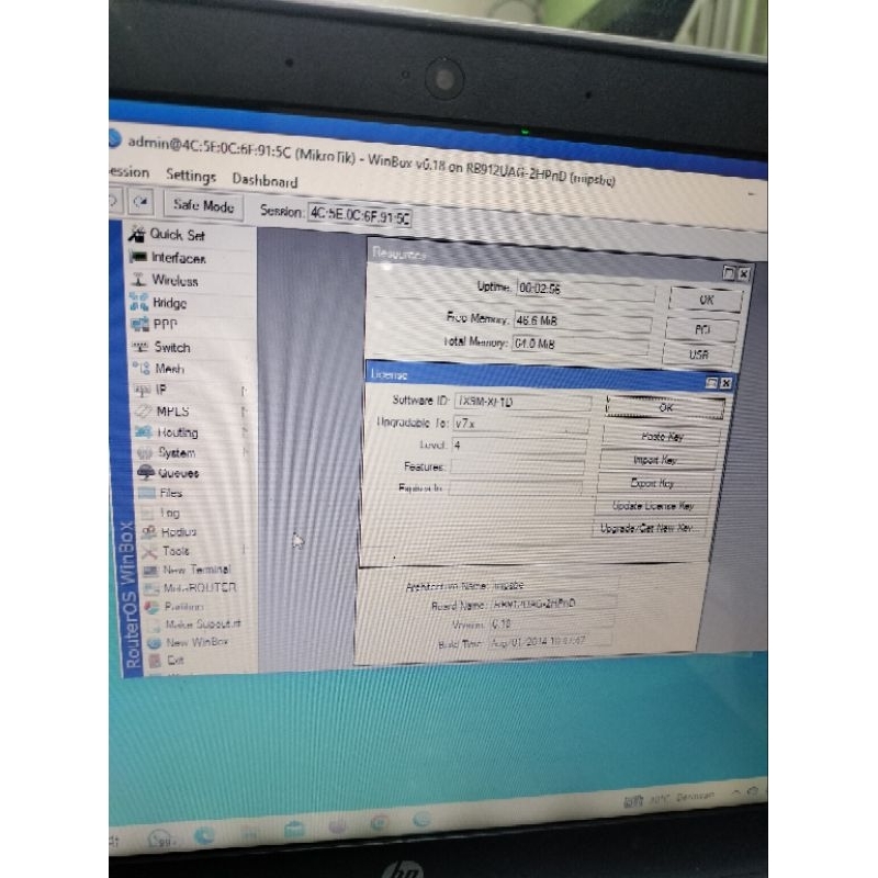 MIKROTIK RB912UAG-5HPnD Maršrutizatorius WiFi 5GHz 1x RJ45