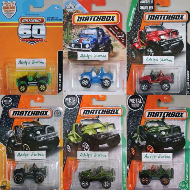 Jual matchbox cliff hanger mbx off road mbx explorers mbx construction ...