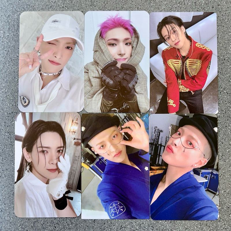 Ateez Selca Photocard Hongjoong Seonghwa Yunho Yeosang San Mingi Wooyoung Jongho I.385701149-552433
