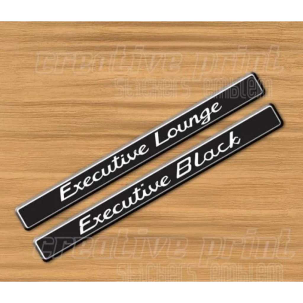 Jual Sticker Timbul Emblem Executive Lounge & Executive Black | Shopee ...