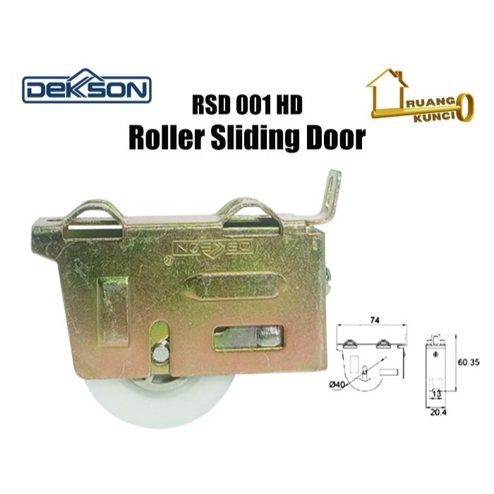 Jual Roda Sliding Door Dekkson Rsd 001 Hd Heavy Duty Roda Dekson Shopee Indonesia 9895