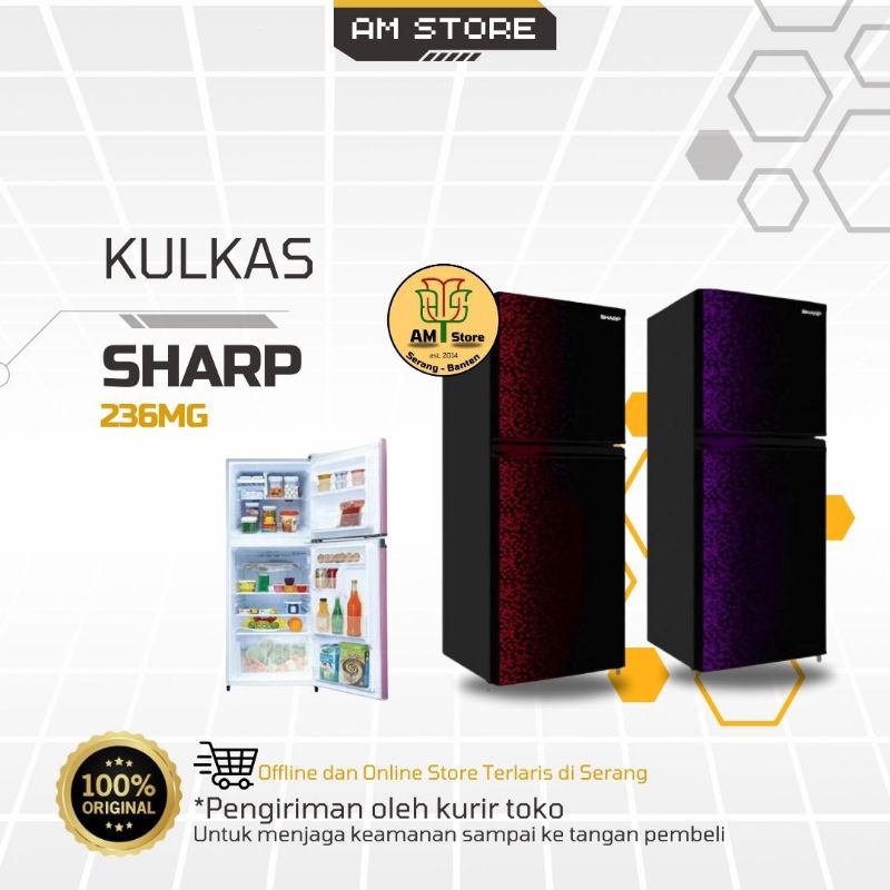 Jual Kulkas Sharp 236MG (2 Pintu) | Shopee Indonesia