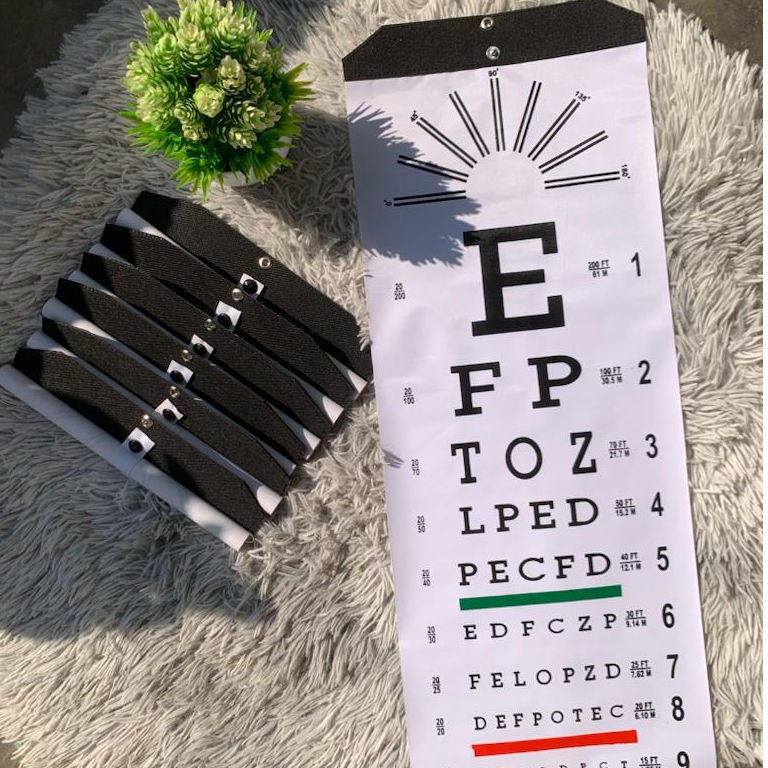 Jual SNELLEN CHART TEST MATA TES MATA RABUN JAUH KAINGULUNG | Shopee ...