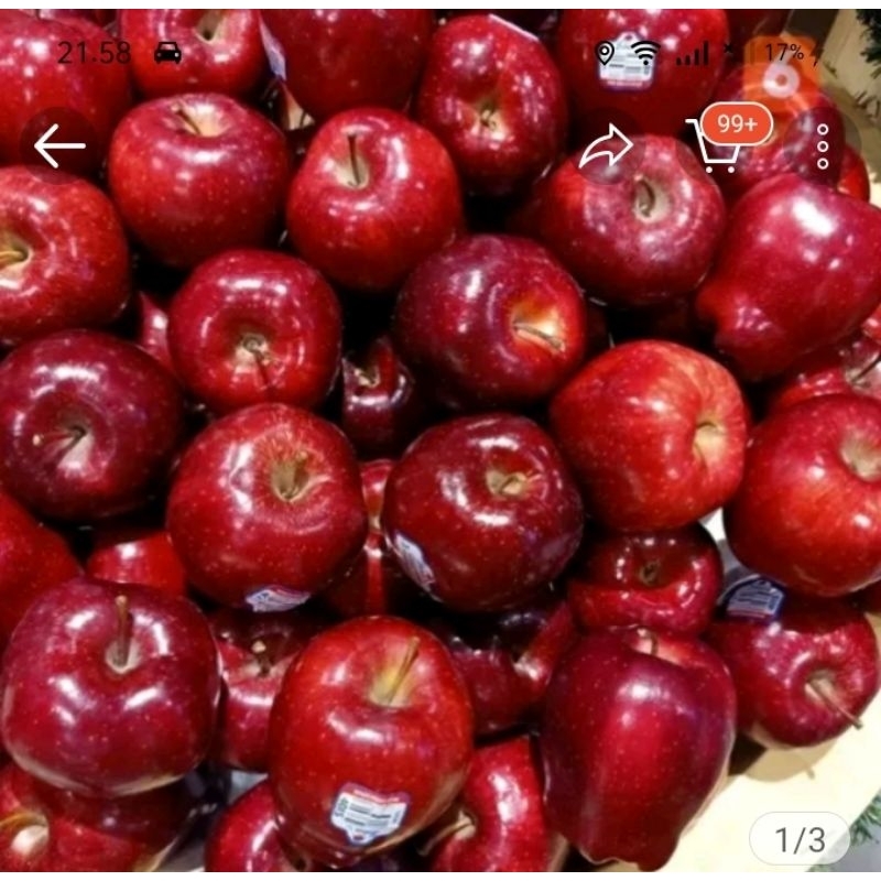 Jual Apel Merah Washington 1Dus fresh import | Shopee Indonesia