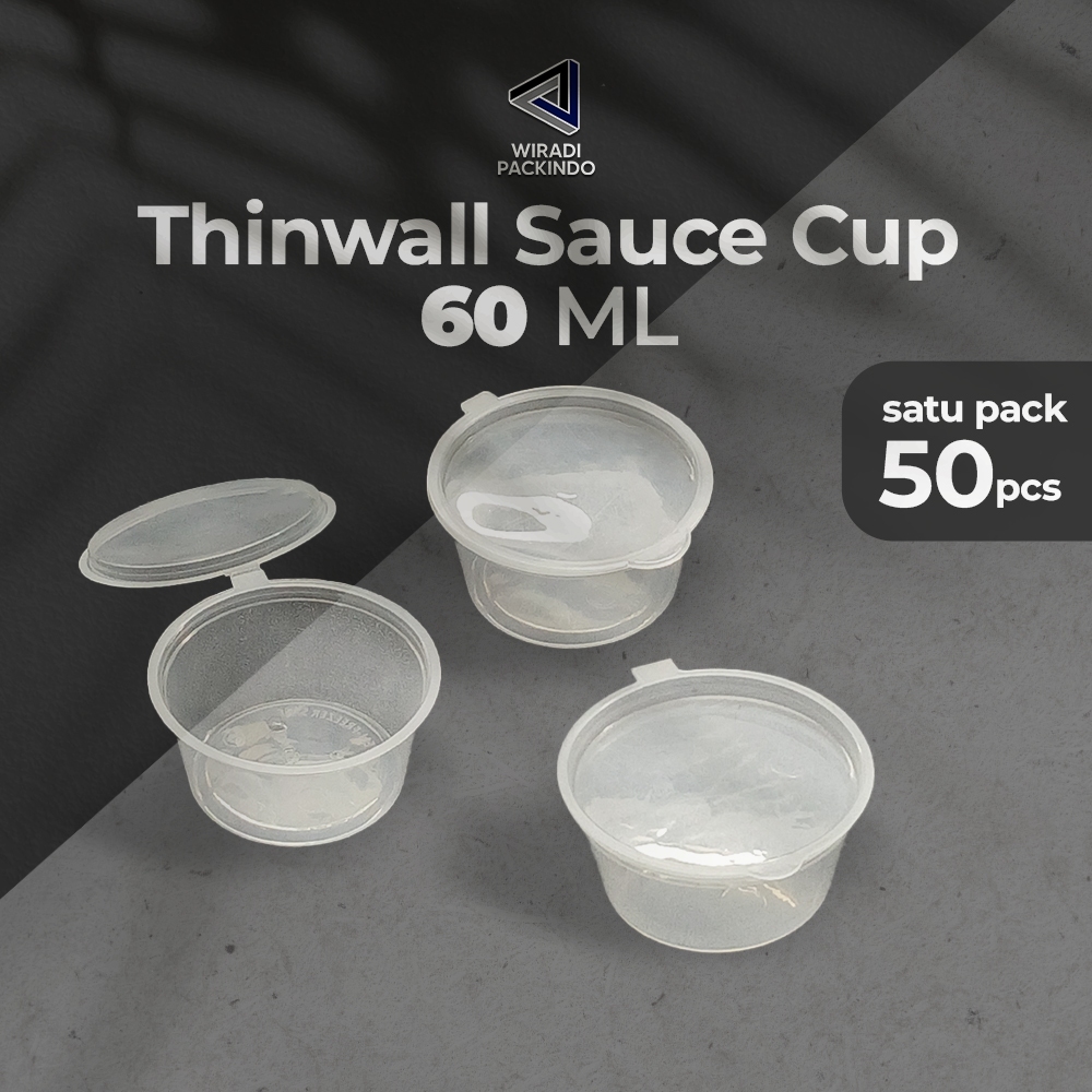 Jual Cup Saos 60ml Tempat Sauce Saus Sambal Shopee Indonesia