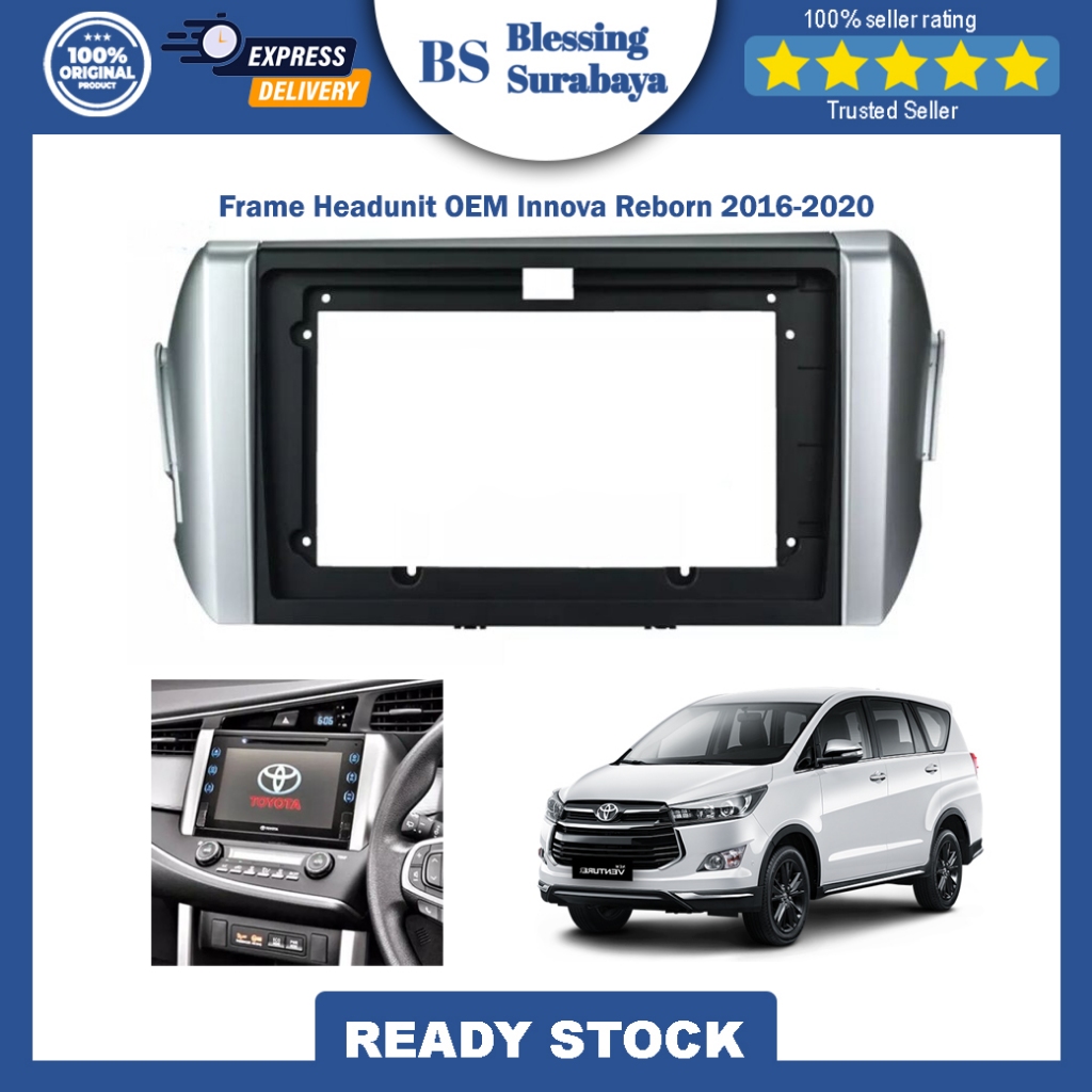 Jual Frame Headunit 10 Inch For Innova Reborn 2016-2020 | Shopee Indonesia